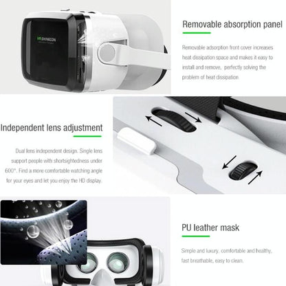 Wireless 3D Vr Headset With Bluetooth - Compact-1915197987122974724