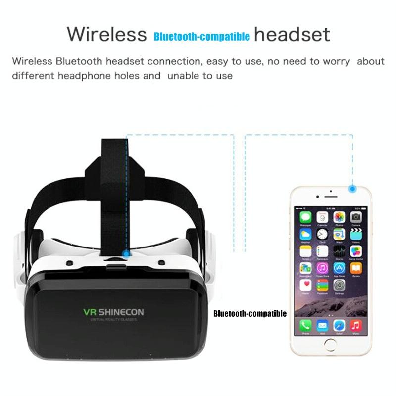 Wireless 3D Vr Headset With Bluetooth - Compact-1915197987122974727