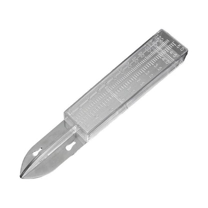 Outdoor Garden Rain Gauge - Transparent Plastic - 25X4.5X2.7Cm-1964932176101380097
