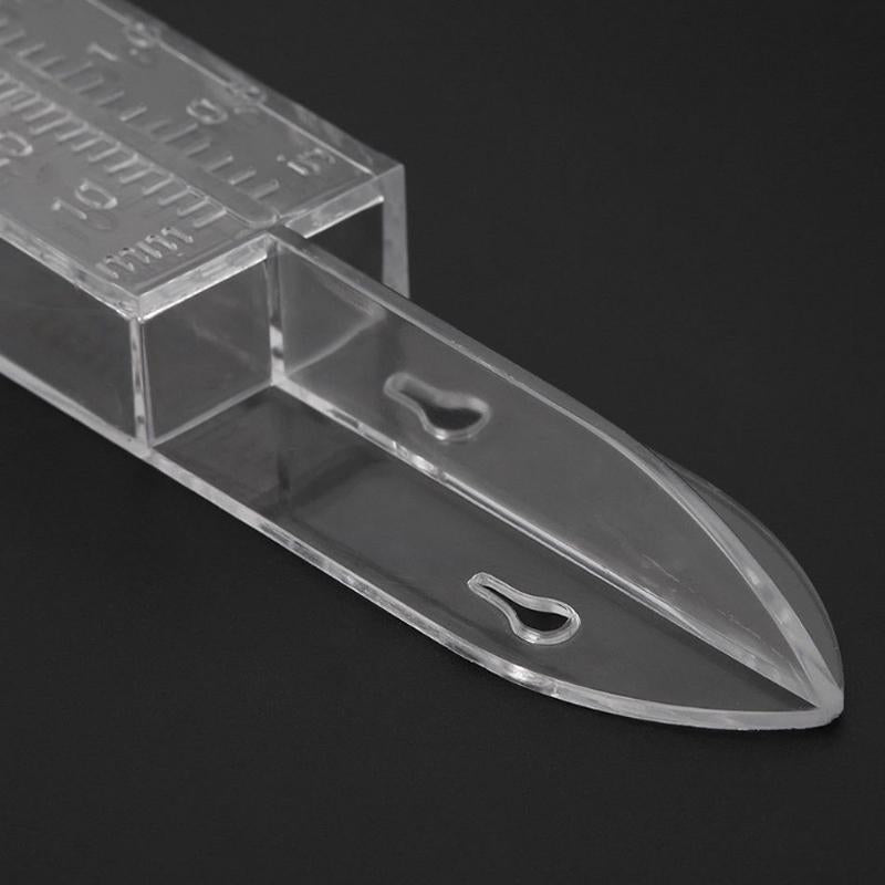 Outdoor Garden Rain Gauge - Transparent Plastic - 25X4.5X2.7Cm-1964932176101380099