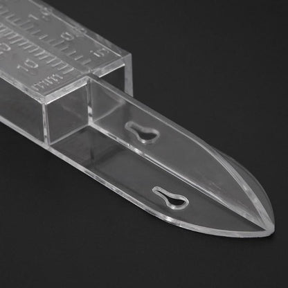 Outdoor Garden Rain Gauge - Transparent Plastic - 25X4.5X2.7Cm-1964932176101380099
