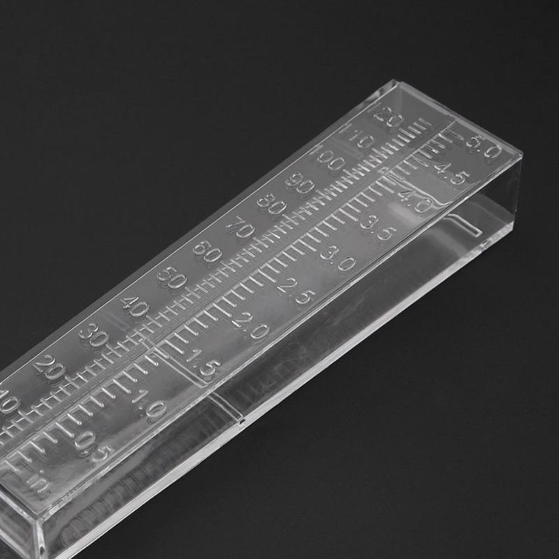 Outdoor Garden Rain Gauge - Transparent Plastic - 25X4.5X2.7Cm-1964932176101380100