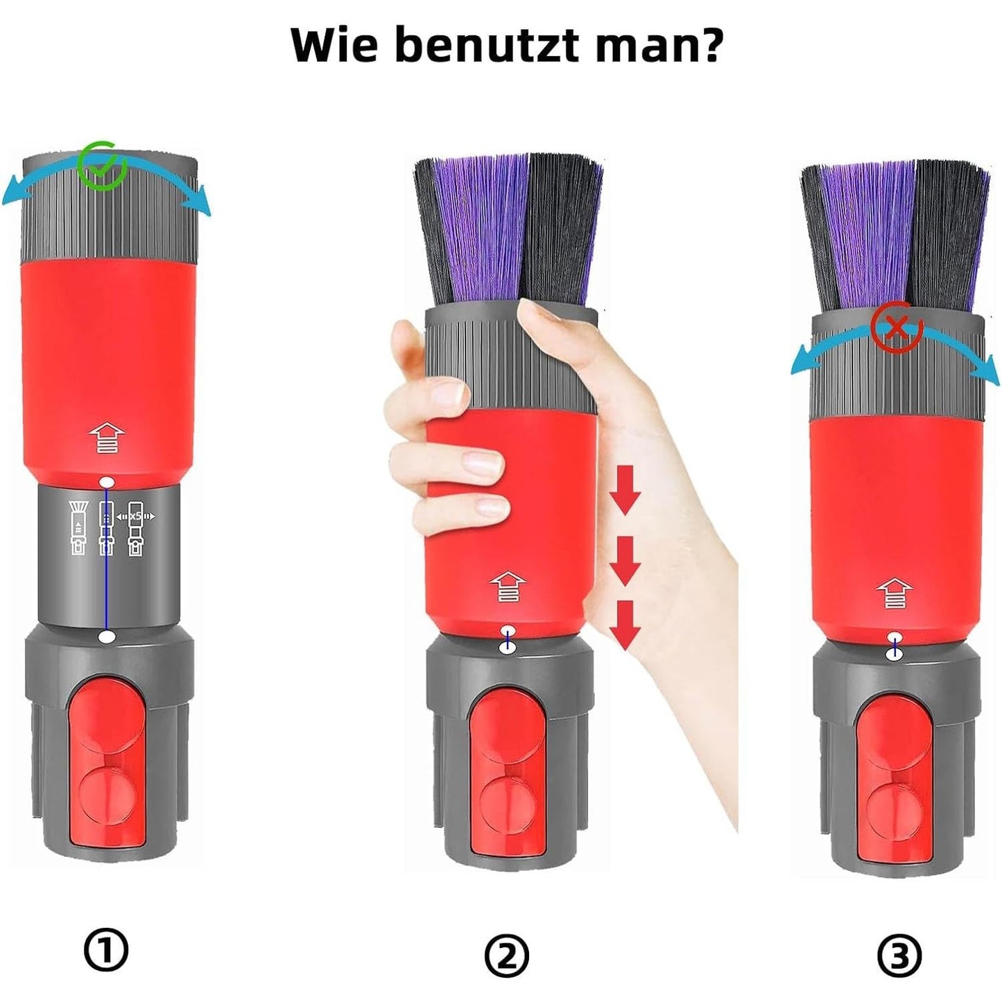 Soft Bristle Dusting Brush For Dyson Vacs V7-V15-1915197546213543942