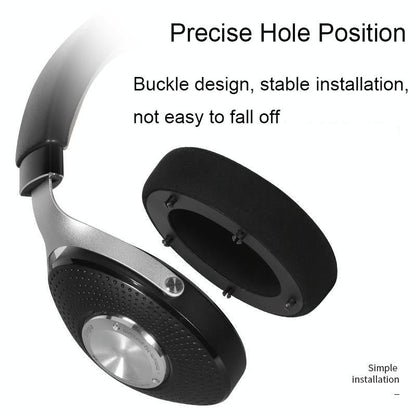 Breathable Leather Headset Cover For Focal Clear Mg Pro - Black / Gray 2 Pack-1915198099576459267