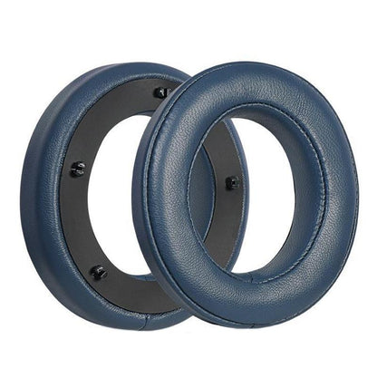 Breathable Leather Headset Cover For Focal Clear Mg Pro - Dark Blue 2 Pack-1915197613678923782