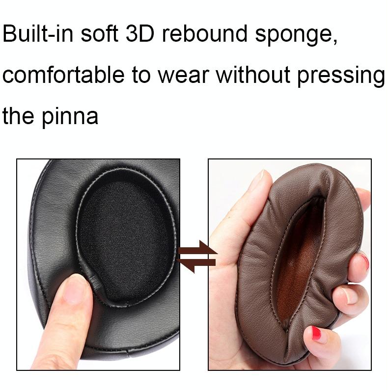 Edifier W855Bt Headset - Soft Sponge Cover Black 2Pcs-1915197628220575746