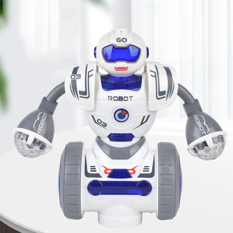 Smart Sound & Light Mechanical Robot Toy - Blue-1915197433072193536