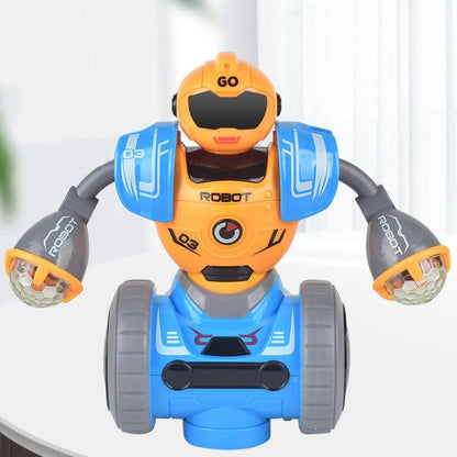 Smart Sound & Light Mechanical Robot Toy - Yellow-1915197163818848256