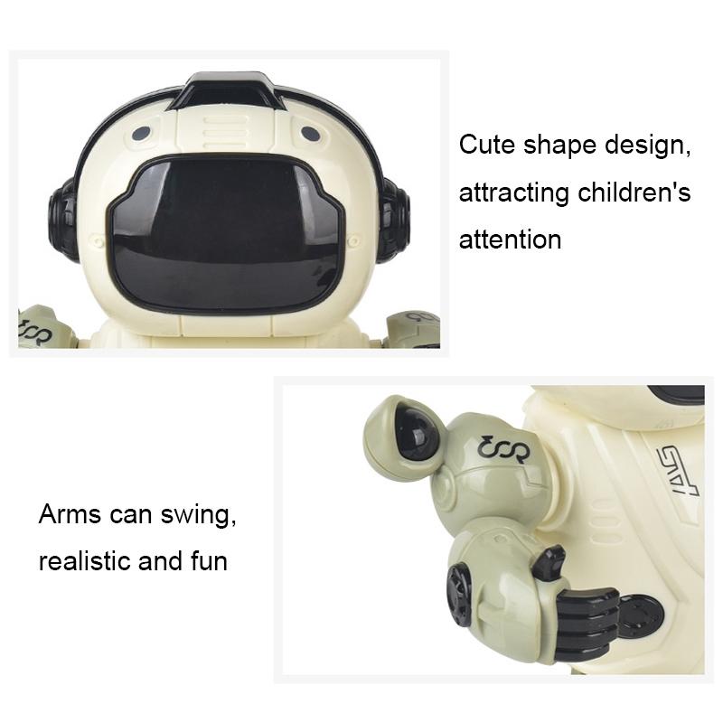 Smart Sound & Light Robot Toy - Green 8-1915197846341160964