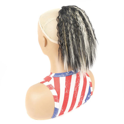 Short Fluffy Drawstring Perm Curly Ponytail Wig In 1Bh613-1915197621102841856