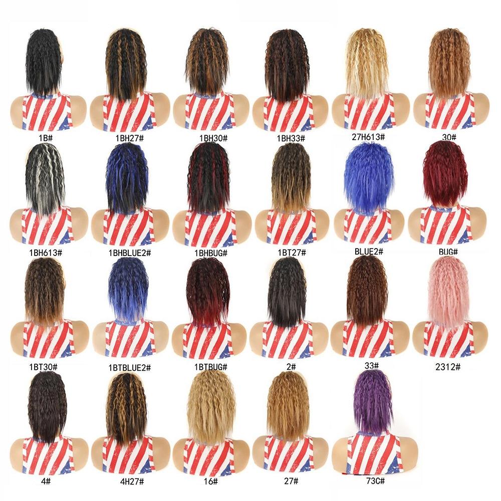 Short Fluffy Drawstring Perm Curly Ponytail Wig In 1Bh613-1915197621102841857