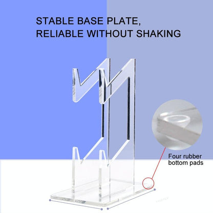 Transparent Acrylic Double Layer Game Handle Storage Bracket For Ps4 / Ps5 / Ps3-1915196860662943747