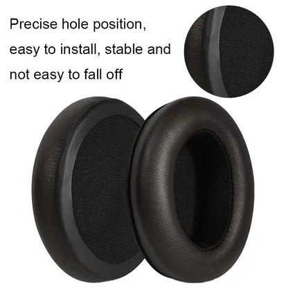 Soft Black Lambskin Headset Sponge Cover For Sennheiser Momentum - 2 Pack-1915197989622779906