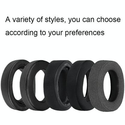 Soft Foam Headphone Covers For Corsair Hs60 / 50 / 70 Pro - Black 2 Pack-1915197944403988484