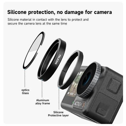 Aluminum Alloy Cpl Filter Set For Dji Action 3 / 4 Lens-1964932231038373893