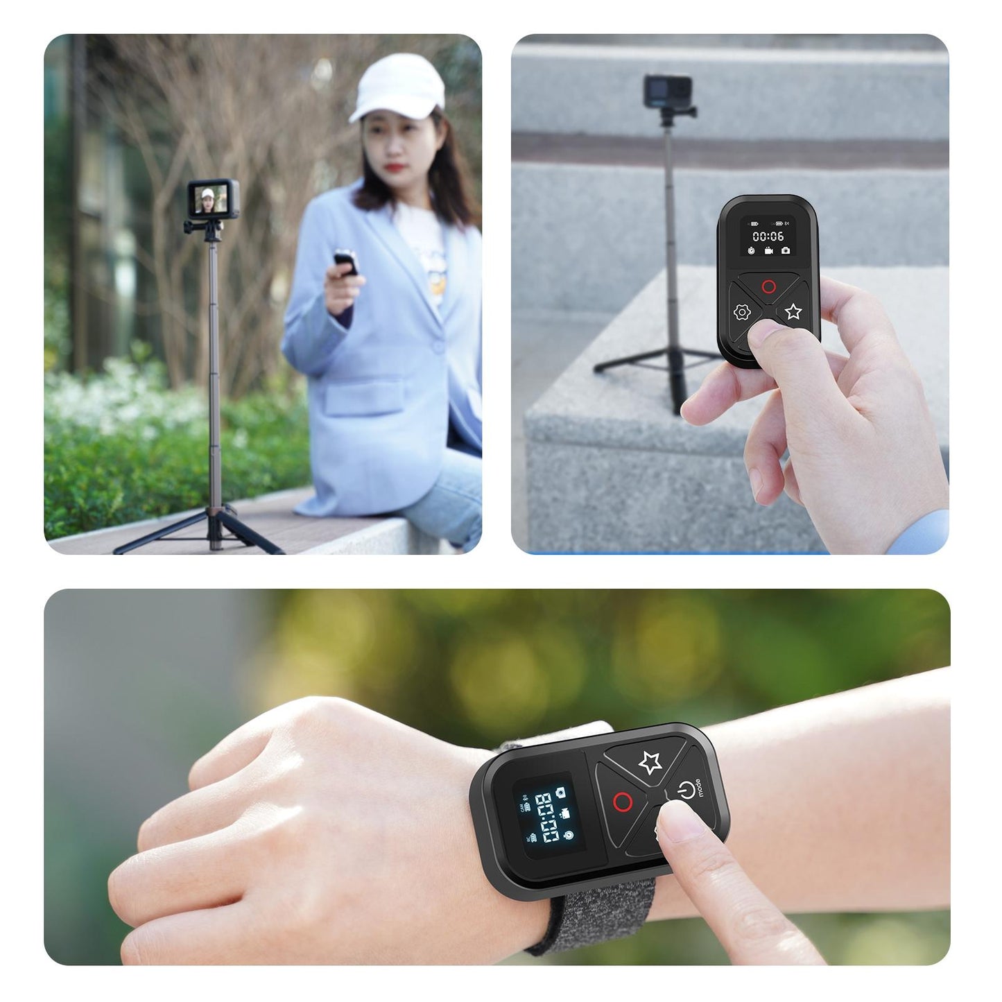 Wireless Remote For Gopro Hero11 - 80M Range-1915197008369553413