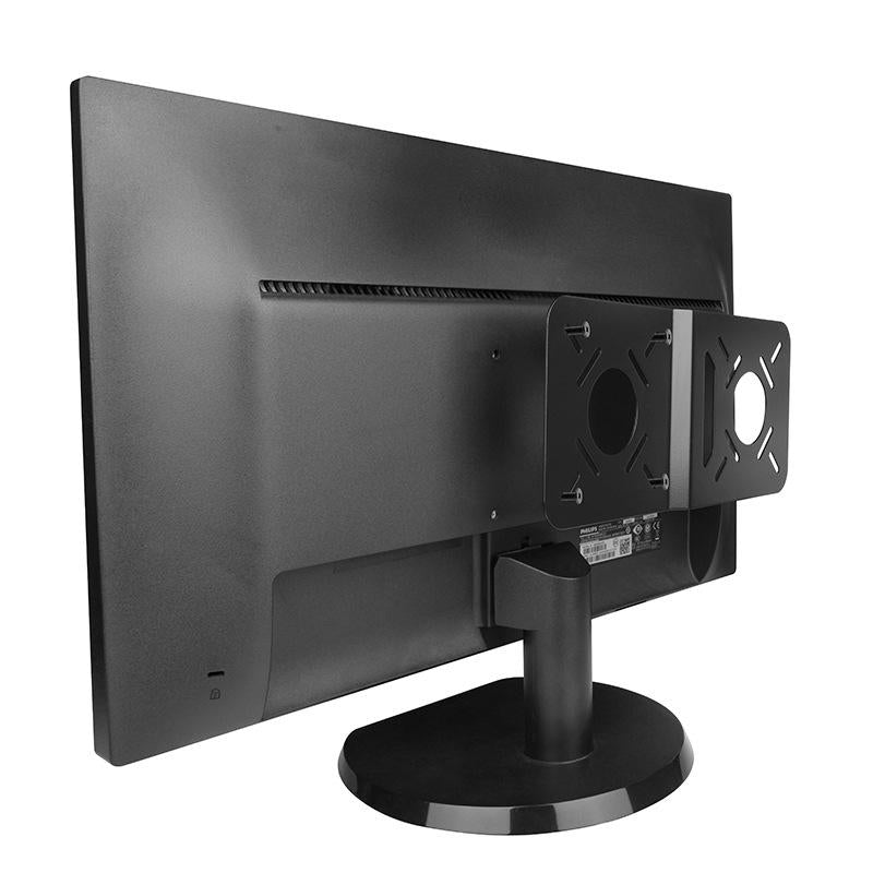 Universal Vesa Mount For Computer Monitor Router And Tablet - Black-1964932231210340357