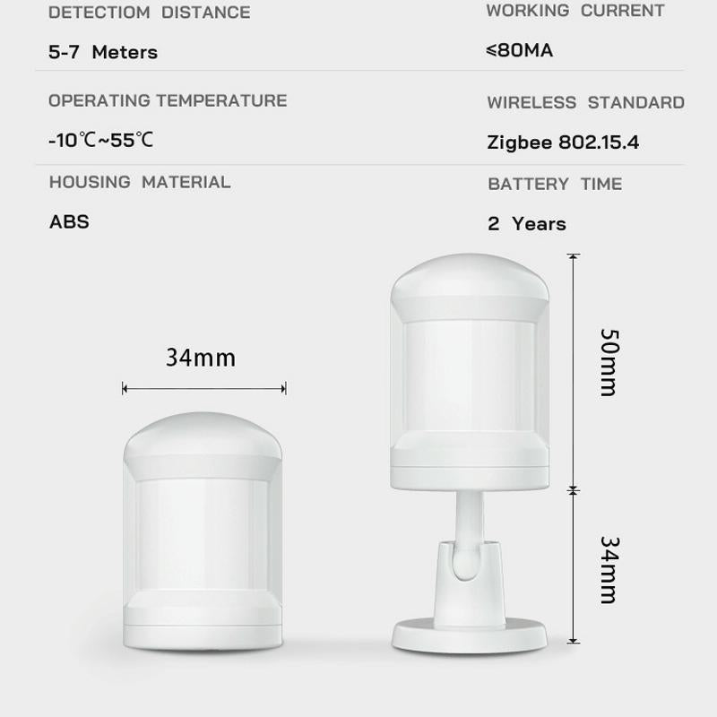 Wireless Zigbee Motion Sensor For Tuya Smart App-1915197777772679174