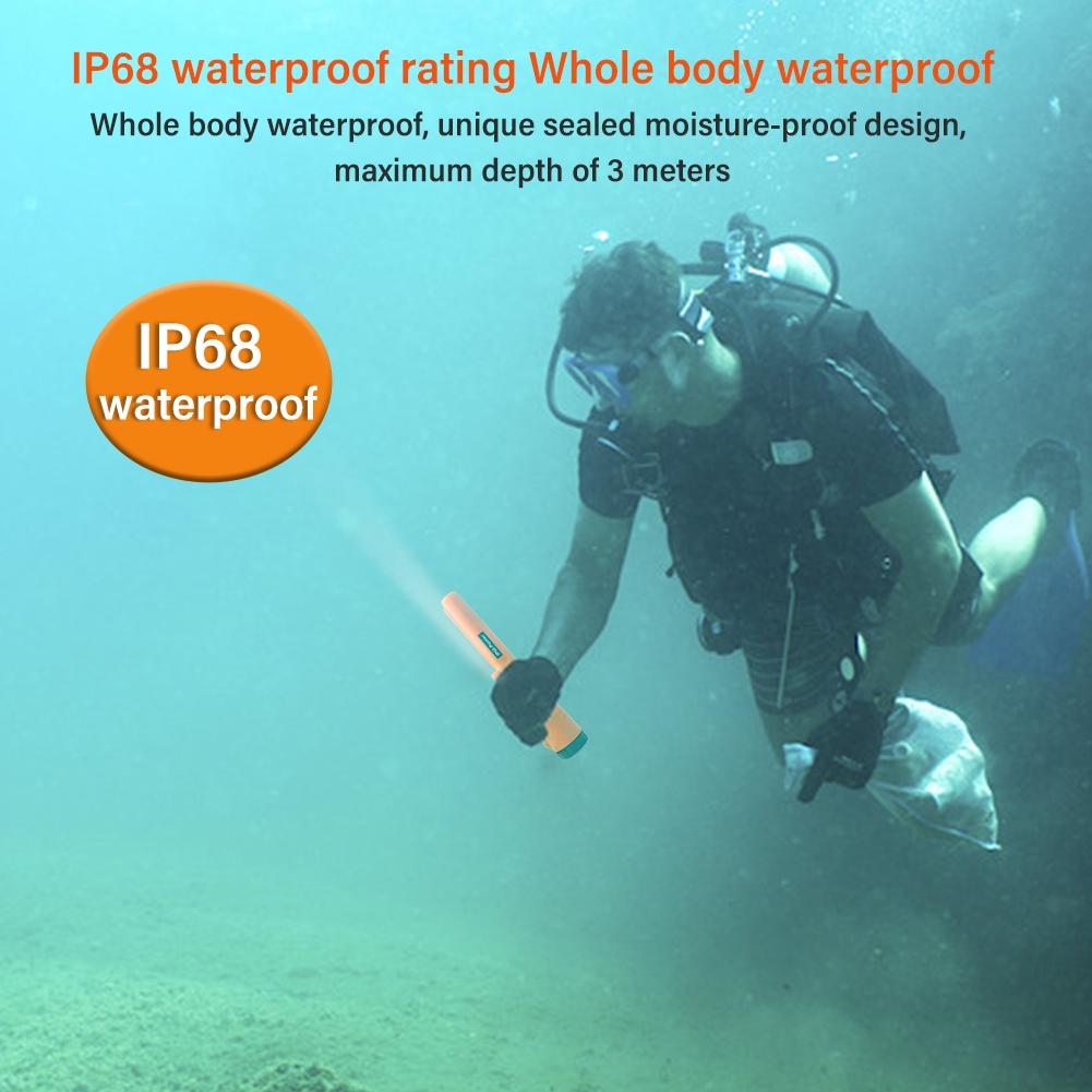 Waterproof Handheld Metal Detector With Positioning Stick - Ip68-1969996433495035911