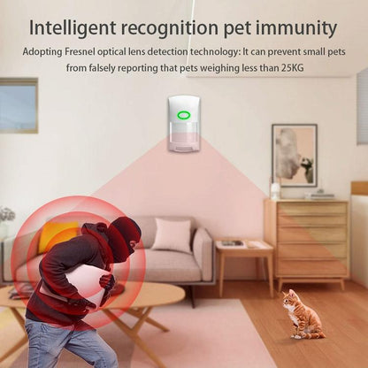Smart Wifi Infrared Alarm With Human Body Detector-1922443430034804740