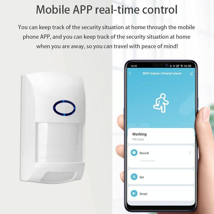 Smart Wifi Infrared Alarm With Human Body Detector-1922443430034804741