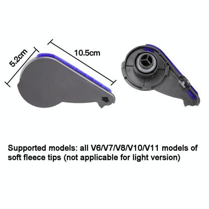 Soft Velvet Suction Head Side Cover For Dyson Vacuum Cleaners-1915198295148466179