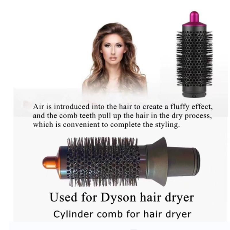 Black Red Dyson Airwrap Comb Attachment For Hair Dryer-1922443430554898436