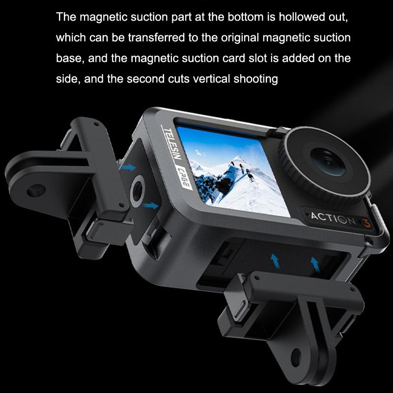 Protective Frame For Dji Action 3 With Motion Camera - Rabbit Cage-1915196840760971268