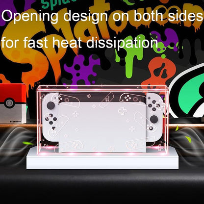 Nintendo Switch Oled Display Base With Luminous Light - Compact And Stylish-1922443459218771972