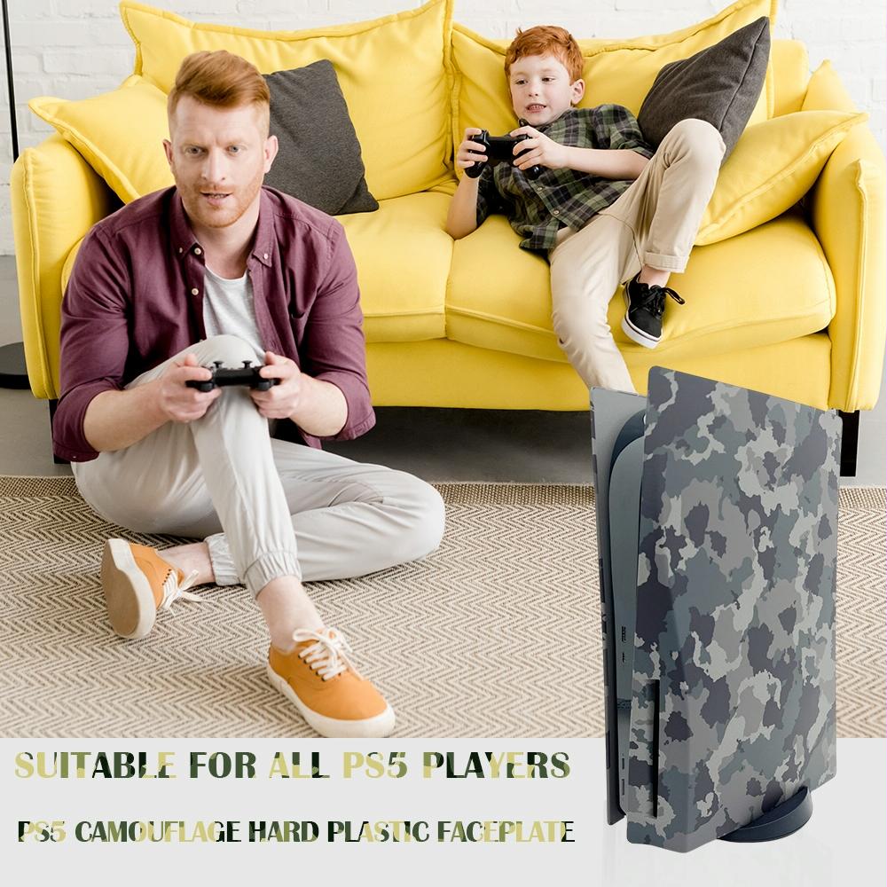 Camouflage Shell Protective Cover For Ps5 Cd-Rom Console-1915198237019607044