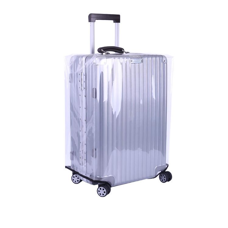 Waterproof Transparent Pvc Trolley Suitcase Cover - 22 Inch Rimless-1915198136142401542