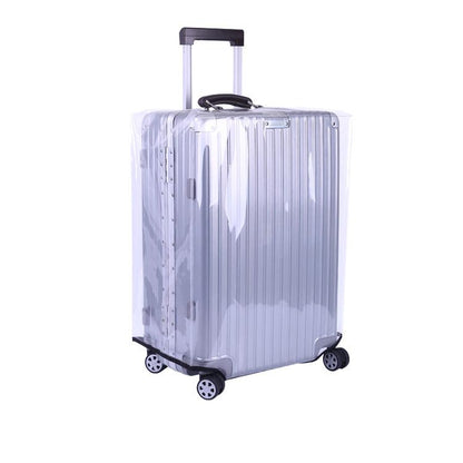 Waterproof Pvc Trolley Suitcase Cover - 24 Inch Rimless Transparent Dustproof-1915197985361367046