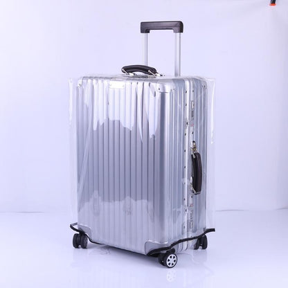Waterproof Pvc Trolley Suitcase Cover - 24 Inch Rimless Transparent Dustproof-1915197985361367041