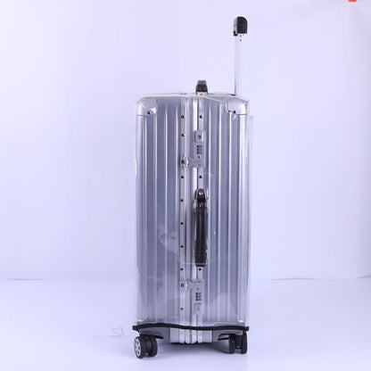 Waterproof Pvc Trolley Suitcase Cover - 24 Inch Rimless Transparent Dustproof-1915197985361367042
