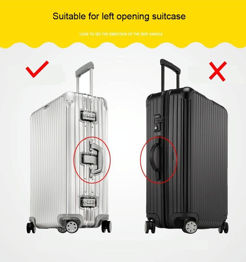 Waterproof Pvc Trolley Suitcase Cover - 26 Inch Rimless Transparent Dustproof-1915197824274927620