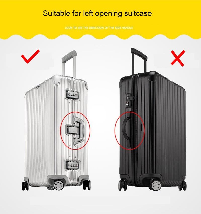 Waterproof Pvc Trolley Suitcase Cover - 28 Inch Rimless Transparent Dustproof-1915197639385812996