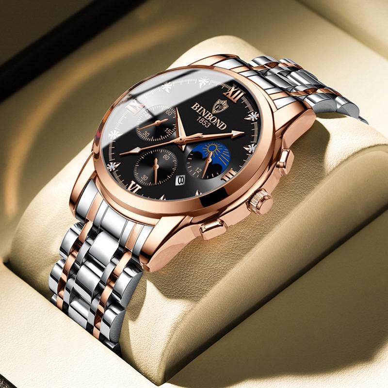 Waterproof Luminous Men Watch With Calendar - 30M-1915197982425354243