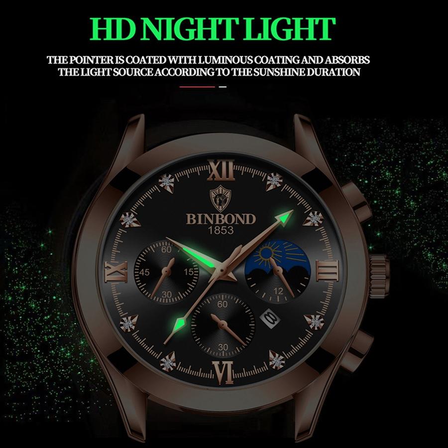 Waterproof Luminous Men Watch With Calendar - 30M-1915197982425354245