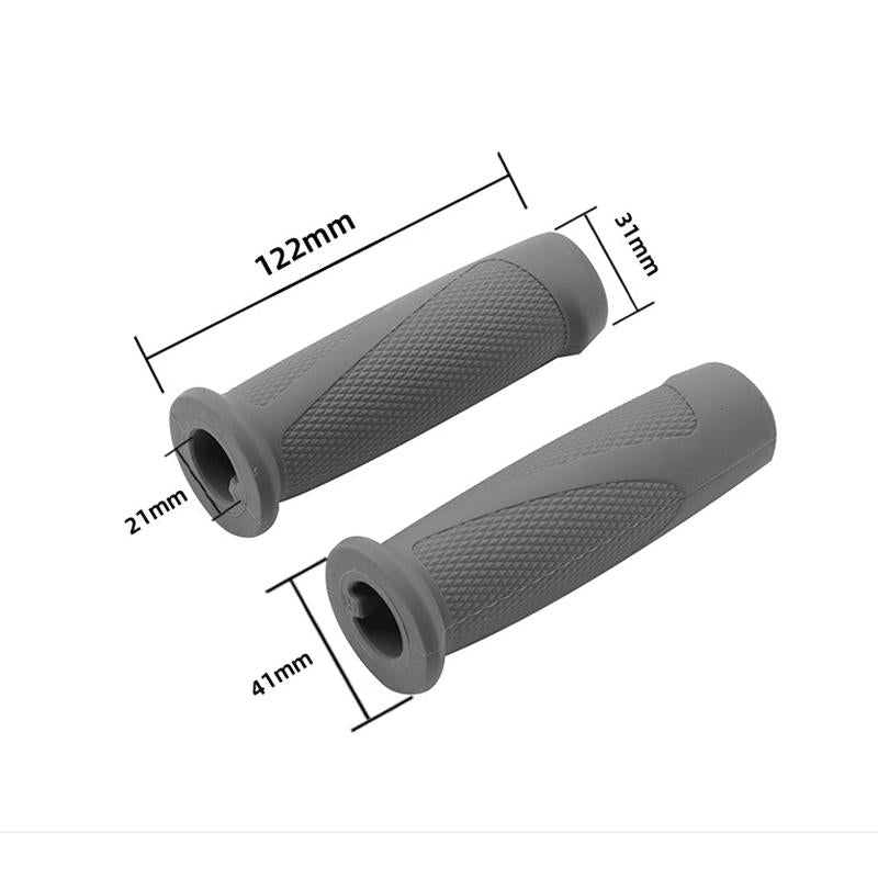 Silicone Handlebar Cover For Ninebot F30 / F40 Electric Scooter - Gray 1 Pair-1964932197689462786