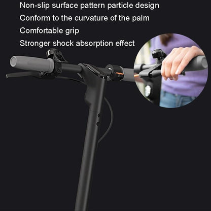 Silicone Handlebar Cover For Ninebot F30 / F40 Electric Scooter - Gray 1 Pair-1964932197689462789