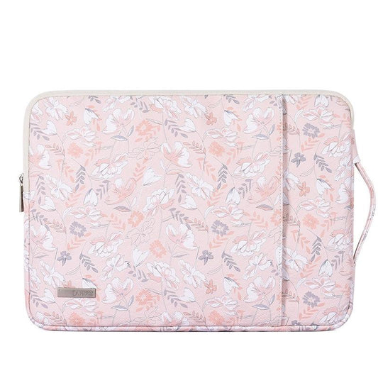 12 Inch Laptop Sleeve With Telescoping Handle - Light Pink-1915196973254840321