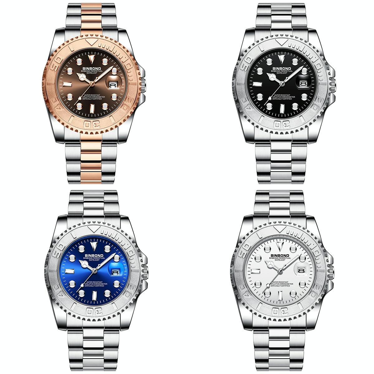 Rose Gold Luminous Quartz Sports Watch - 30M Waterproof-1915198261484982273