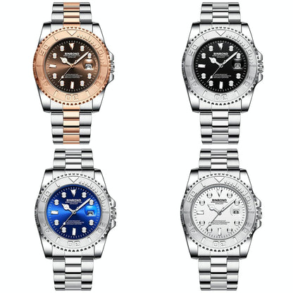 Rose Gold Luminous Quartz Sports Watch - 30M Waterproof-1915198261484982273