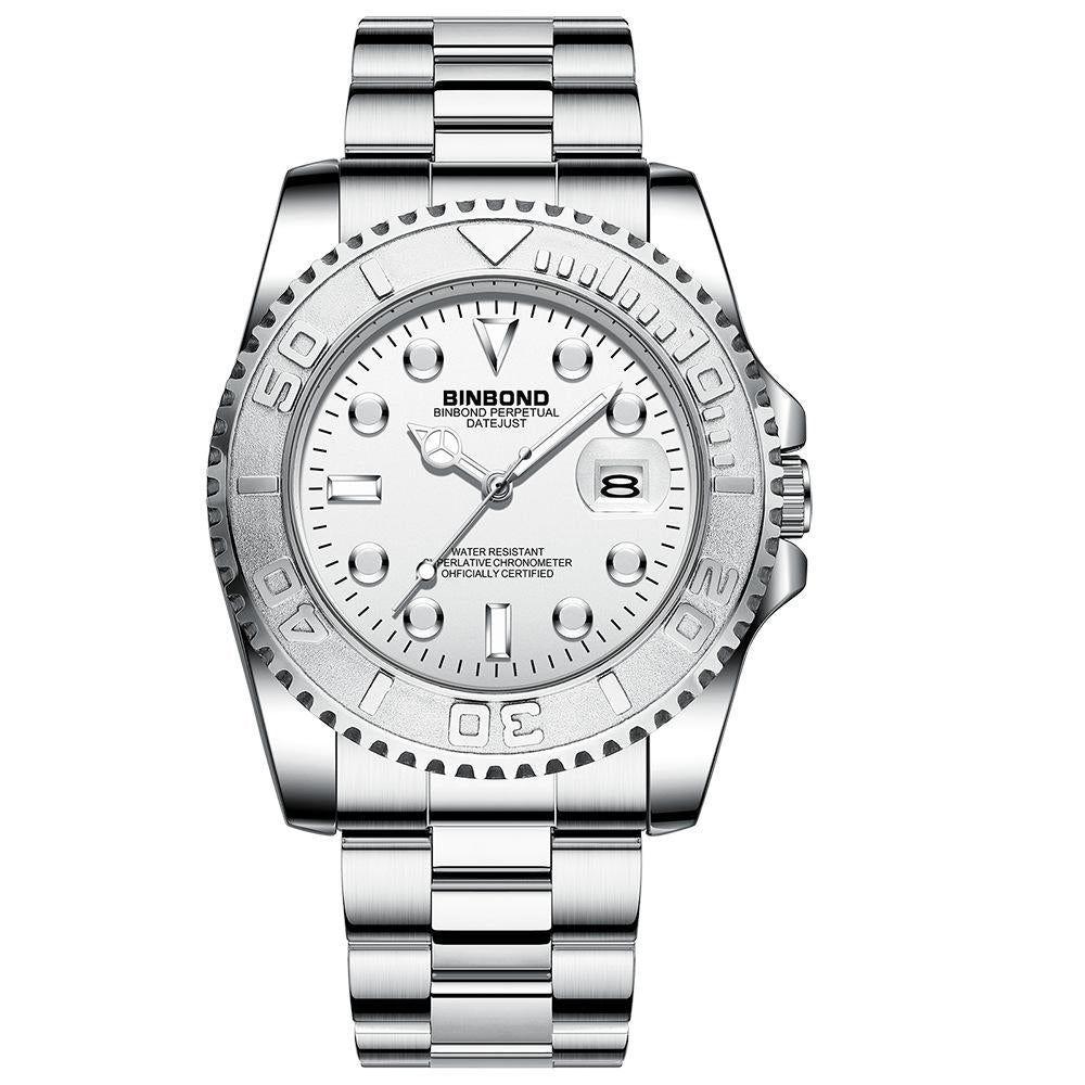 Waterproof Luminous Metal Gear Sports Watch - 30M-1915197788916944896