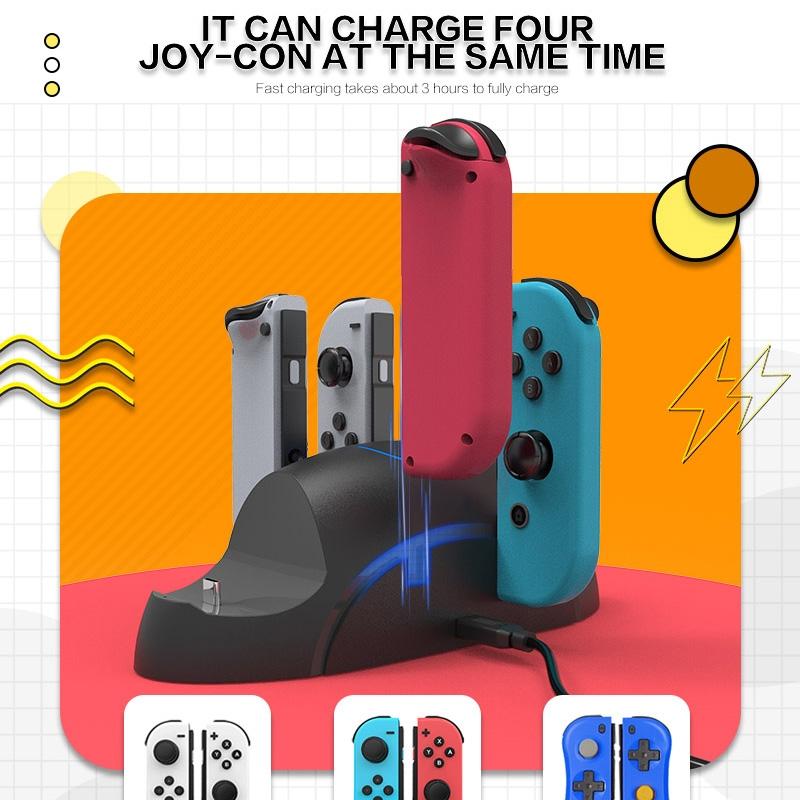 Versatile 6-In-1 Joycon Holder For Nintendo Switch-1915197468996407300