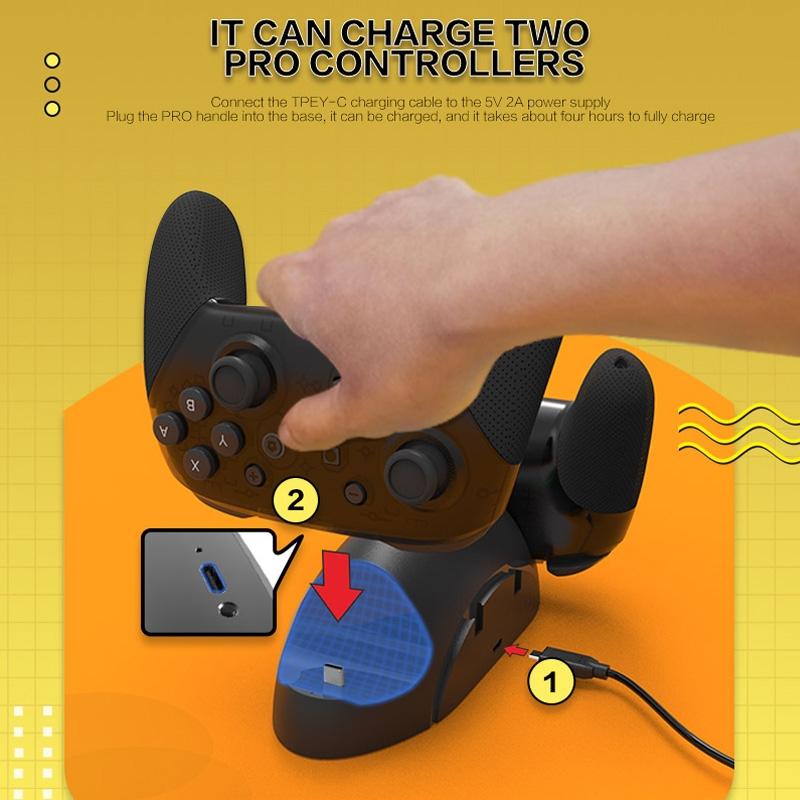 Versatile 6-In-1 Joycon Holder For Nintendo Switch-1915197468996407302