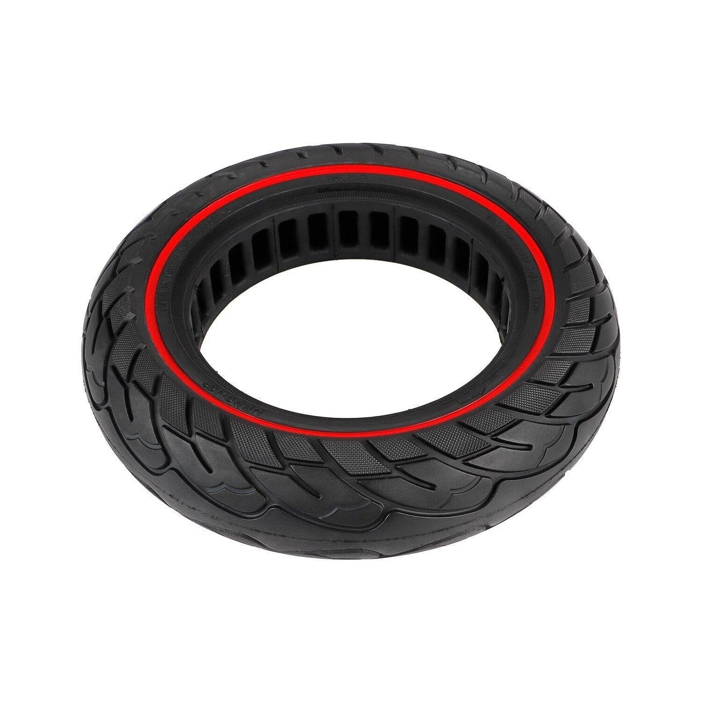 Ninebot Max G30 Scooter Tire - 10X2.5 Inch Solid Rubber Red Line-1964932354044727297