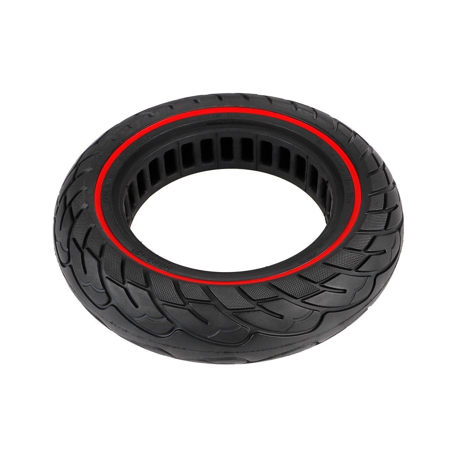 Ninebot Max G30 Scooter Tire - 10X2.5 Inch Solid Rubber Red Line-1964932354044727297