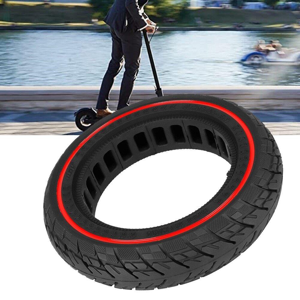 Ninebot Max G30 Scooter Tire - 10X2.5 Inch Solid Rubber Red Line-1964932354044727300