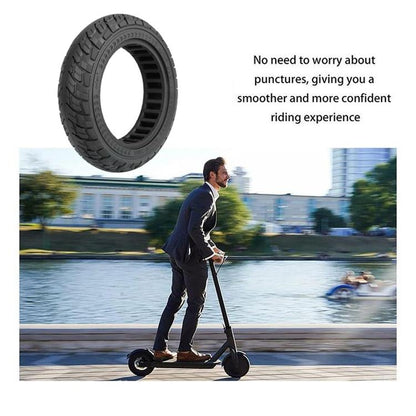 Ninebot Max G30 Scooter Tire - 10X2.5 Inch Solid Rubber Black-1964932298738634755
